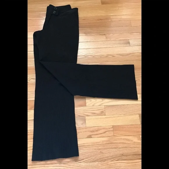 Sz 10 | H & M | Pinstripe | Black Light Blue | High Waisted Trouser ♦️ - Picture 5 of 14